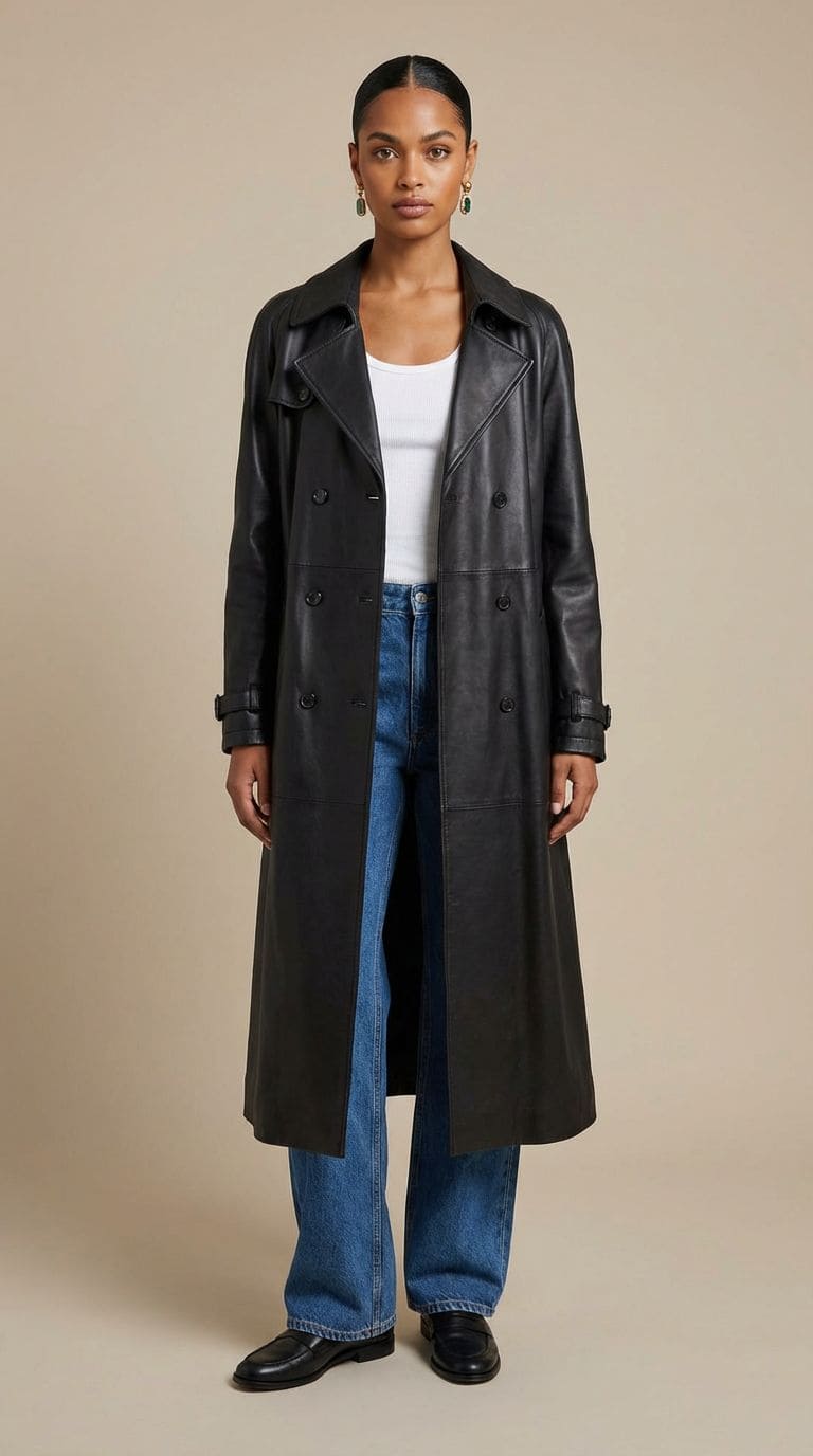 Trench pelle Elodie