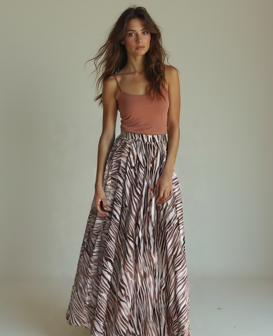 Juliette zebre skirt