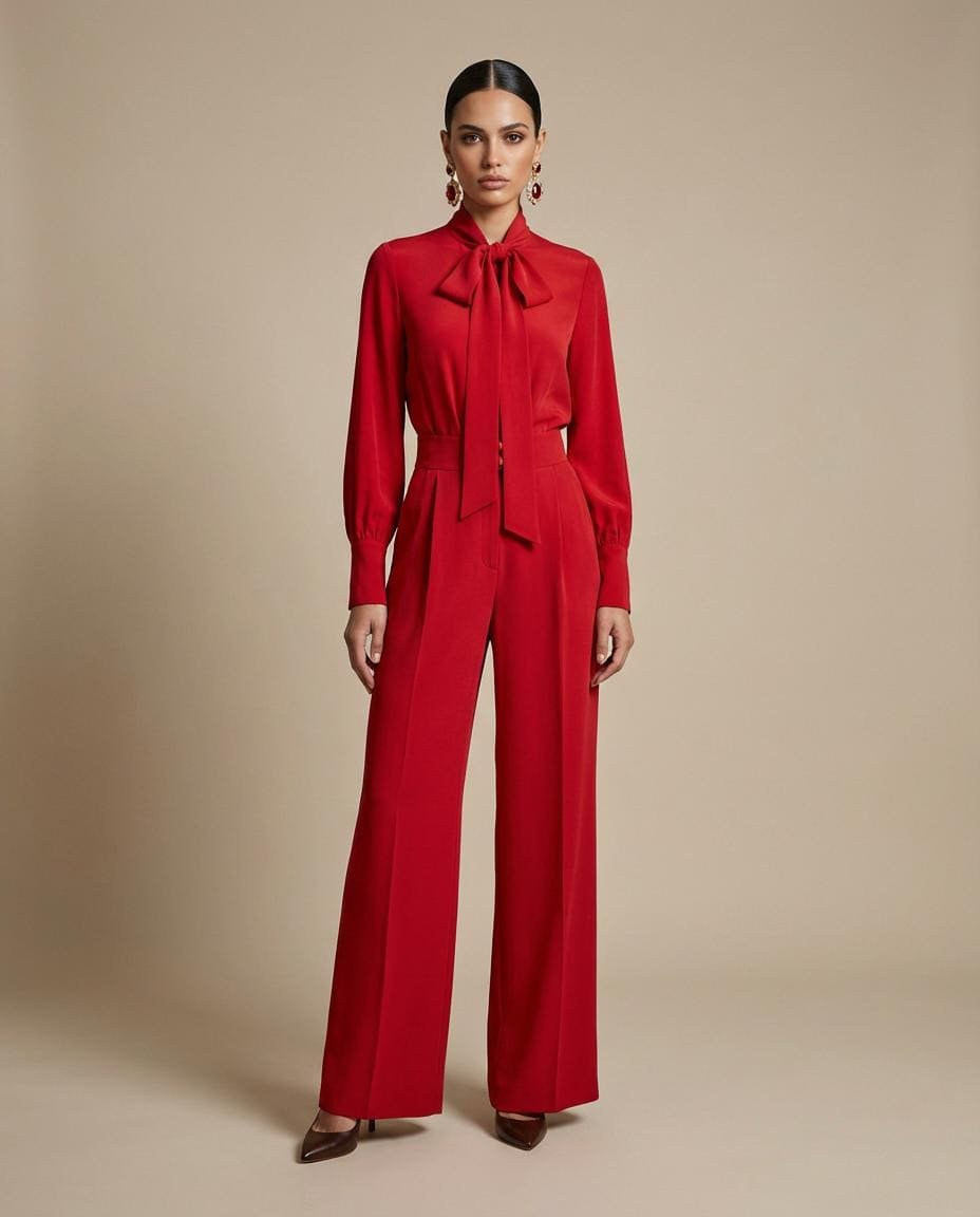 Red Marianne jumpsuit
